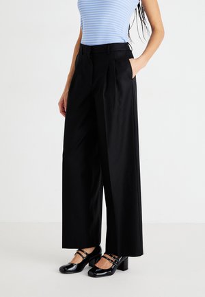 DORA MERLA EXTRA WIDE - Trousers - black