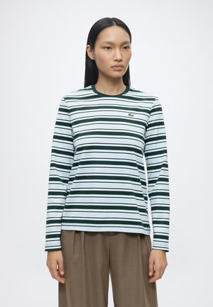 Lacoste, REGULAR FIT T-SHIRT - Maglietta a manica lunga - green/light blue