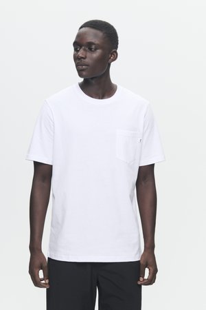WOOD WOOD BOBBY POCKET - T-shirts - white