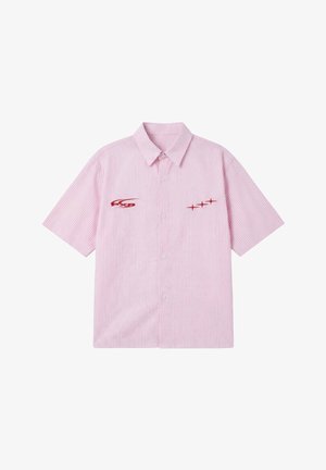 Project X Paris, CHEMISE RAYÉE À MANCHES COURTES - Overhemd - rose