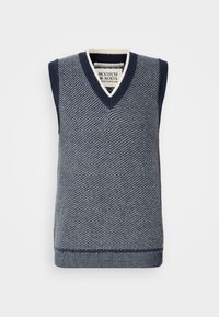 V NECK VEST SPECIAL STITCH - Džemperis - night melange
