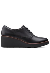 Clarks Bottines compensées - black