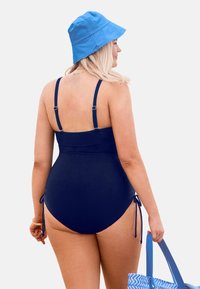 Cupshe CROSSBACK SIZE - Costume da bagno - dark blue