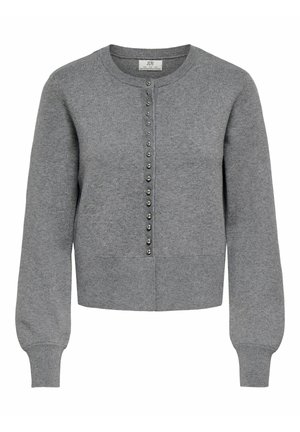 JDY, STRICKJACKE JDYPRIME STRICKJACKE - Gilet - medium grey melange