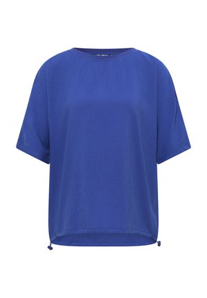 Cecil, DROPPED SHOULDER BLUSENSHIRT IN UNIFARBE - Blouse - deep river blue