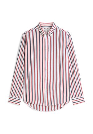 Tommy Hilfiger, FLEX POPLIN SEASONAL STRIPE SHT - SEASONAL PATTERN - Hemd - medium red