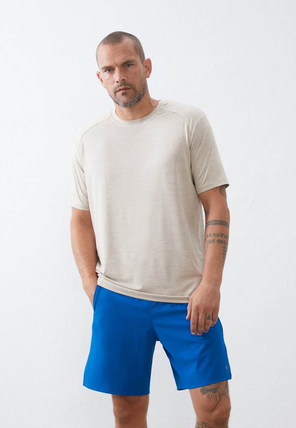 T-Shirt basic - mottled beige