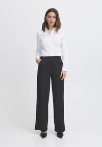 ICHI Auduma bikses - black