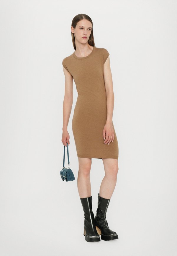 DRESS - Jumper dress - camel4