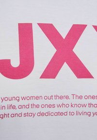 JJXX JXANNA EVERY LOGO TEE - Camiseta básica - bright white