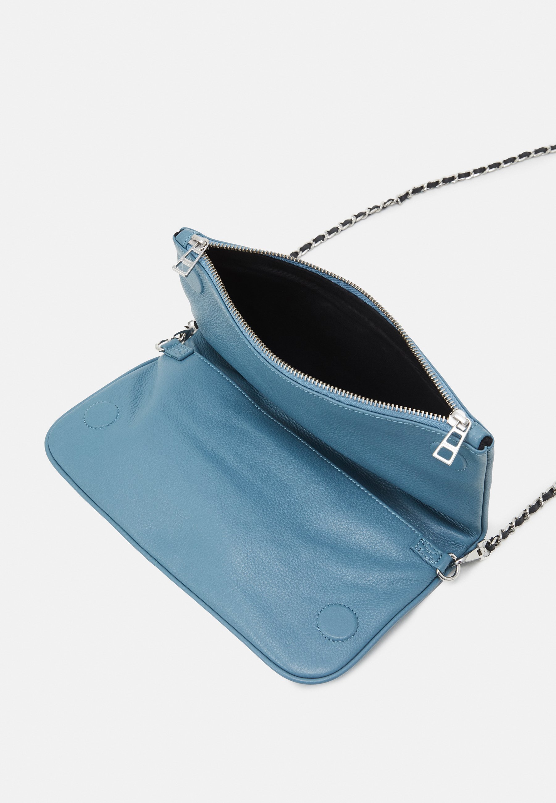 Zadig \u0026 Voltaire ROCK GRAINED - Bolso de mano - acier/azul claro -  Zalando.es
