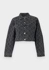 ARTICULATED JACKET - Džinsa auduma jaka - black