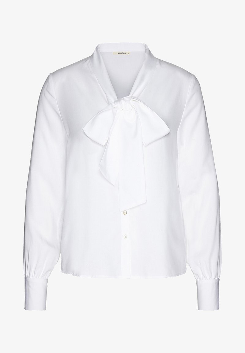 Wunderwerk TIE NECK - Button-down blouse - white