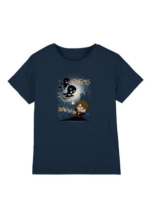 Cotton Soul, HARRY POTTER EXPECTO PATRONUM CHIBI POTTER UNISEX - Print T-shirt - dark blue