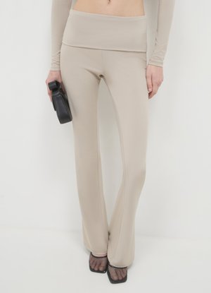 Calliope ZAMPA - Pantaloni - tortora