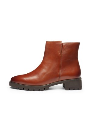 Ankle boots - cognac