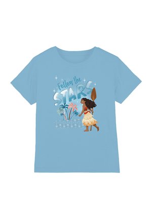 MOANA FOLLOW THE STARS - T-Shirt print - light blue
