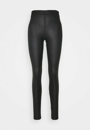 PIECES Tall PCNEW SHINY TALL - Leggings - Pantaloni - black
