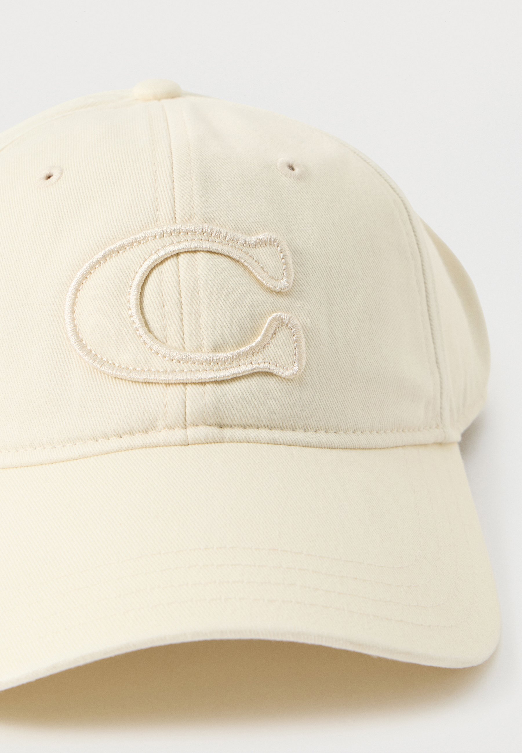 帽子 575LC LINEN CANVAS CASQUETTE / ECRU COACH SCULPTED BASEBALL UNISEX - Casquette - chalk/écru - ZALANDO