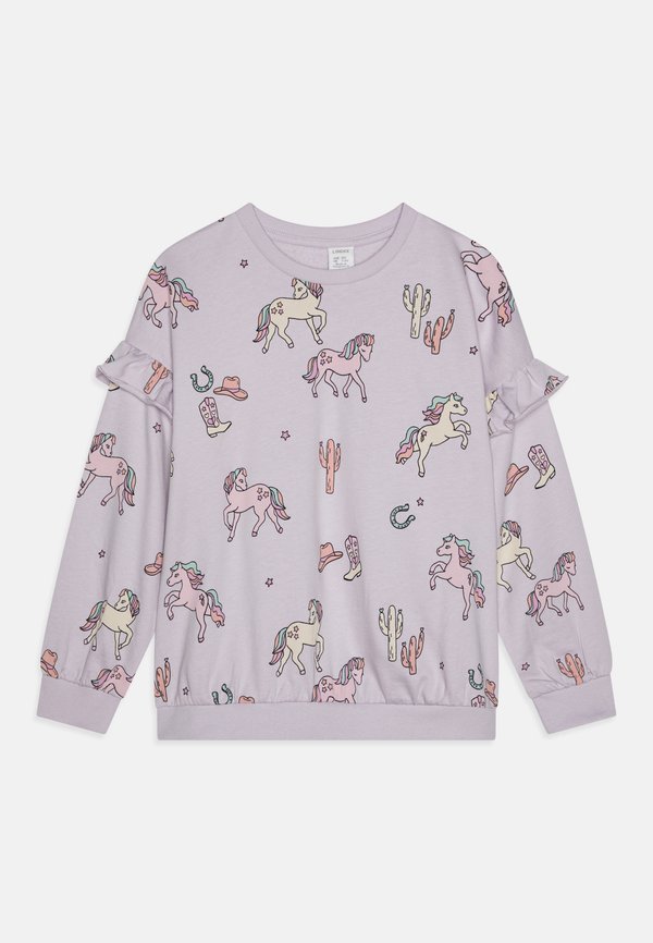 WITH FRILL DETAIL - Sweatshirt - light dusty lilac