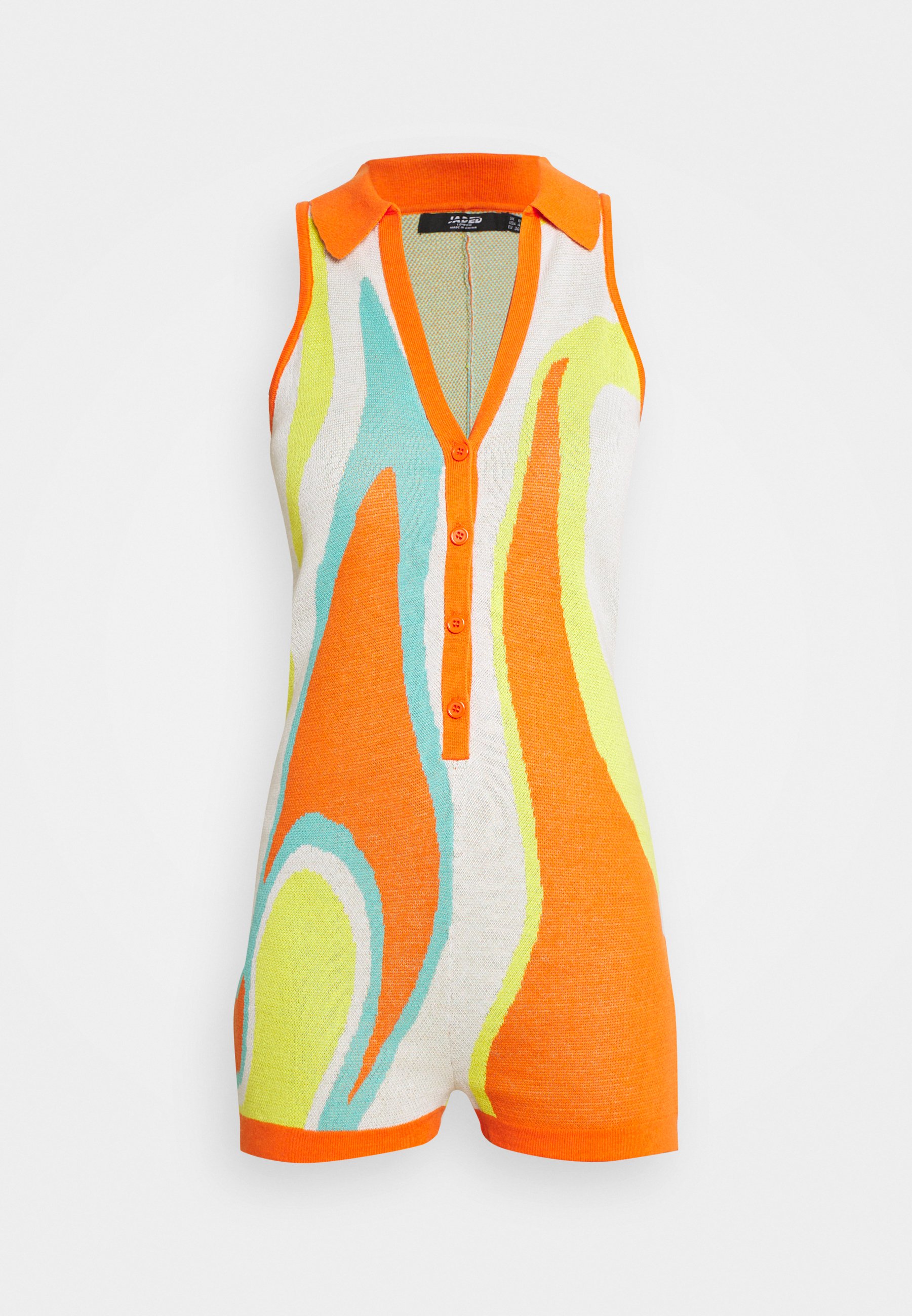 Jaded London SLEEVELESS INTARSIA ROMPER 