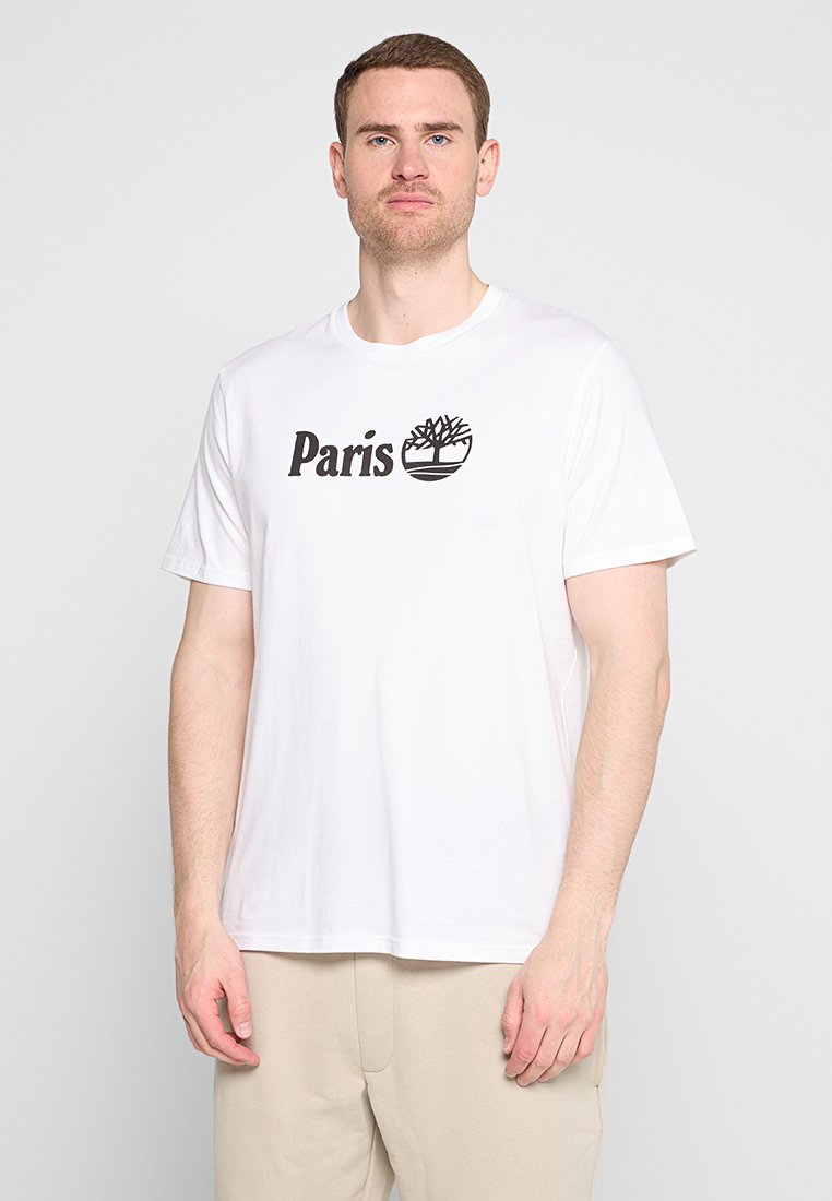 Timberland T-shirt print wit Timberland T-shirt print wit