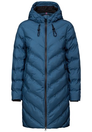 MIT SCHWEISSNÄHTEN - Winter coat - blau