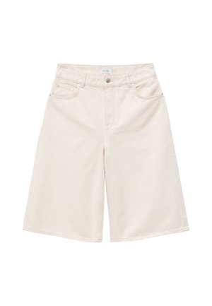 & OTHER STORIES, & OTHER STORIES DENIM KNEE-LENGTH SHORTS - Short en jean - ecru