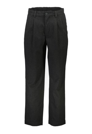 WIDE - Trousers - black mel
