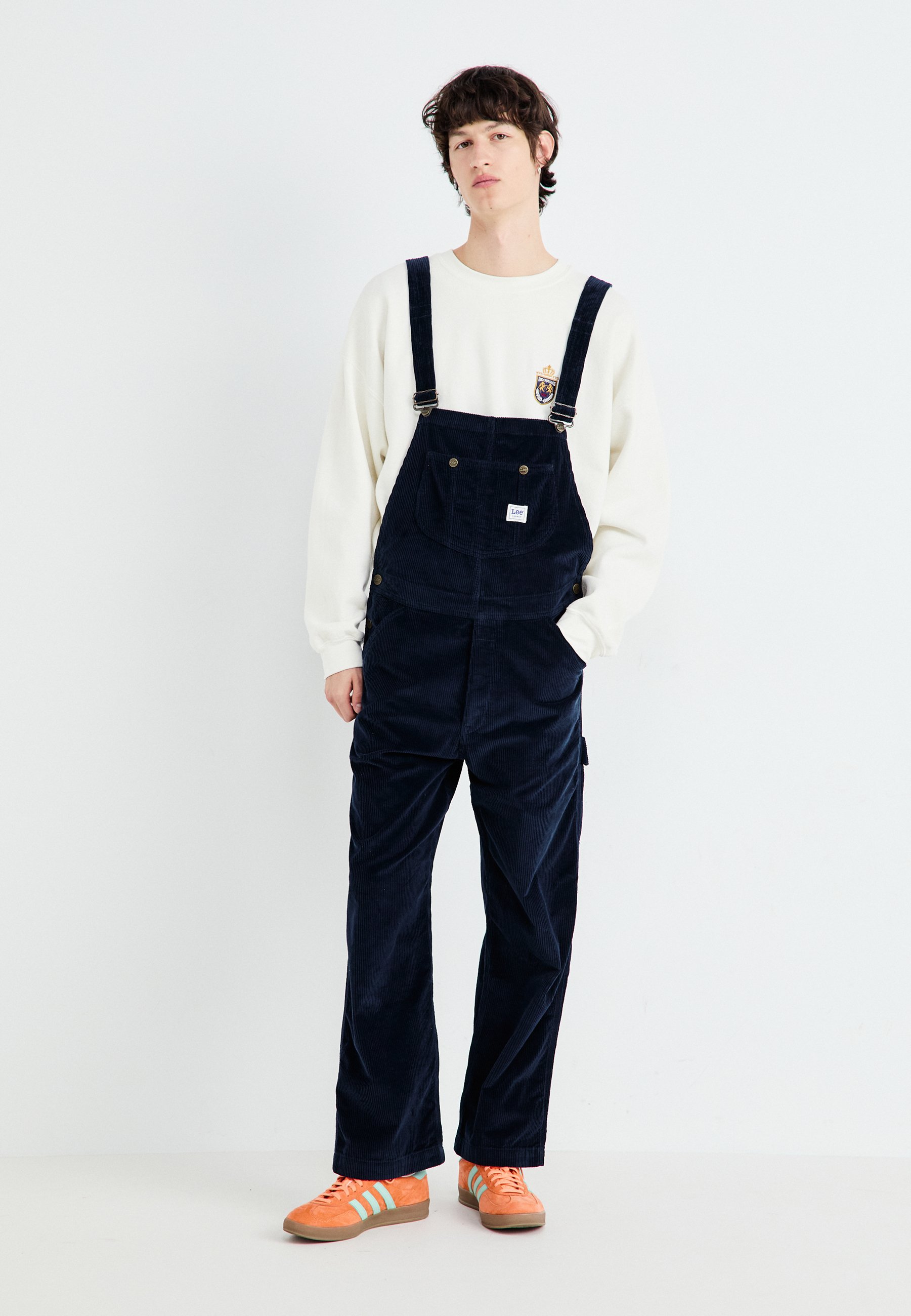 Lee BIB - Dungarees - rivet navy/dark blue - Zalando