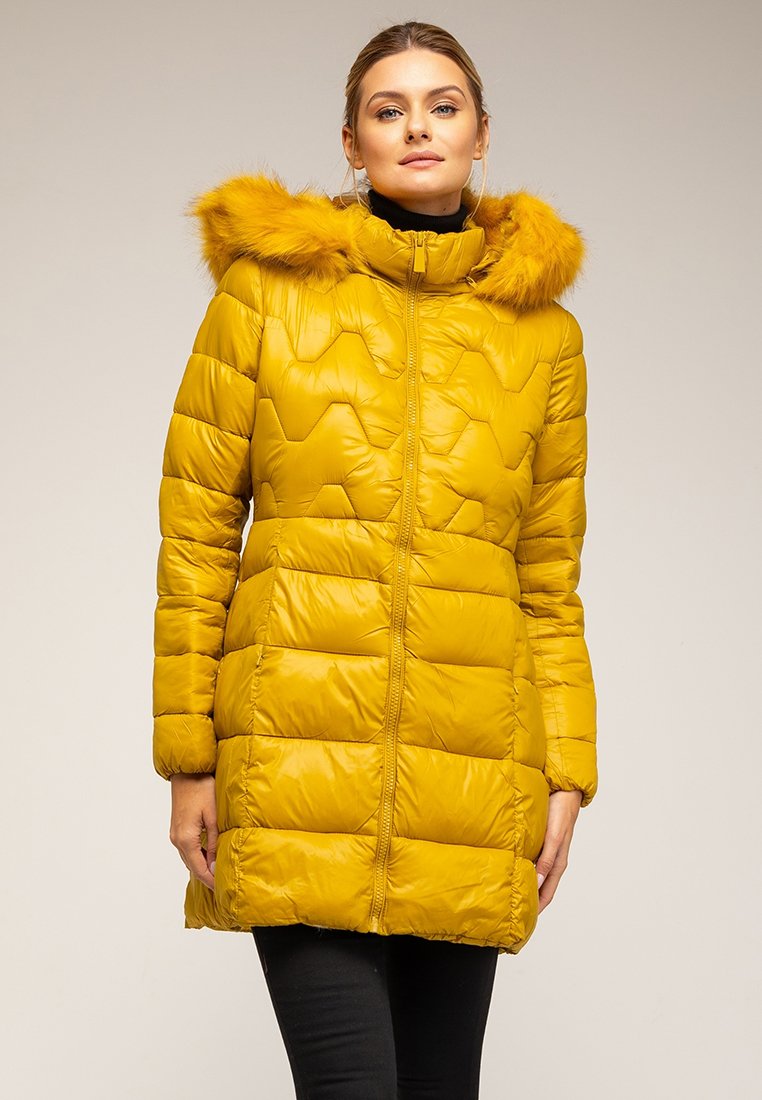 Tantra Wintermantel geel