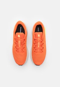 Salomon DRX DEFY GRVL - Bėgimo bateliai, skirti nelygiam paviršiui - red orange/sharp green/dawn blue