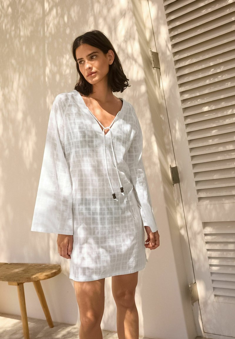 Next PETITE - Freizeitkleid - white