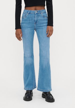 ONLPOWER PUSH UP  - Τζιν καμπάνα - special bright blue denim