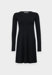 Calvin Klein Jeans CK INTARSIA  - Stickad klänning - black