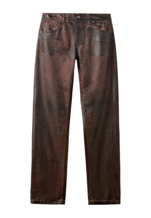 Mango, ADULT - Jean droit - dark brown
