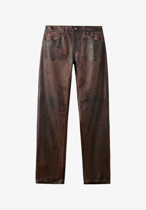 Mango, ADULT - Jean droit - dark brown