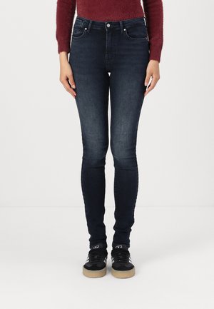 ONLY ONLFOREVER HIGH - Jeans Skinny Fit - blue black denim