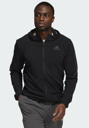Zip-up sweatshirt - black