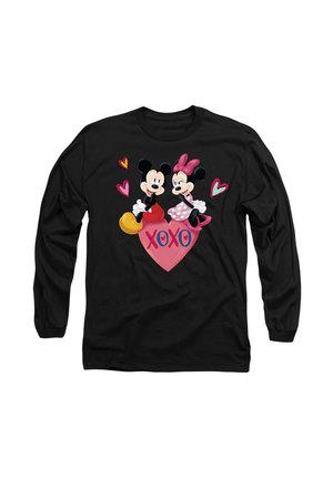MICKEY AND MINNIE MOUSE XOXO VALENTINE'S DAY - Long sleeved top - black