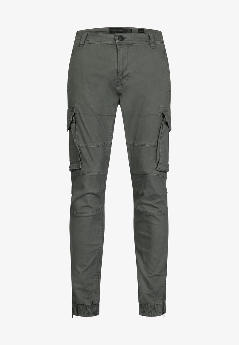 INDICODE JEANS ALEX - Cargobroek - iron/lichtgrijs INDICODE JEANS ALEX - Cargobroek - iron/lichtgrijs
