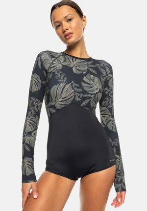 Roxy PRO WAVE - LANGÄRMLIGER  - Badpak - black