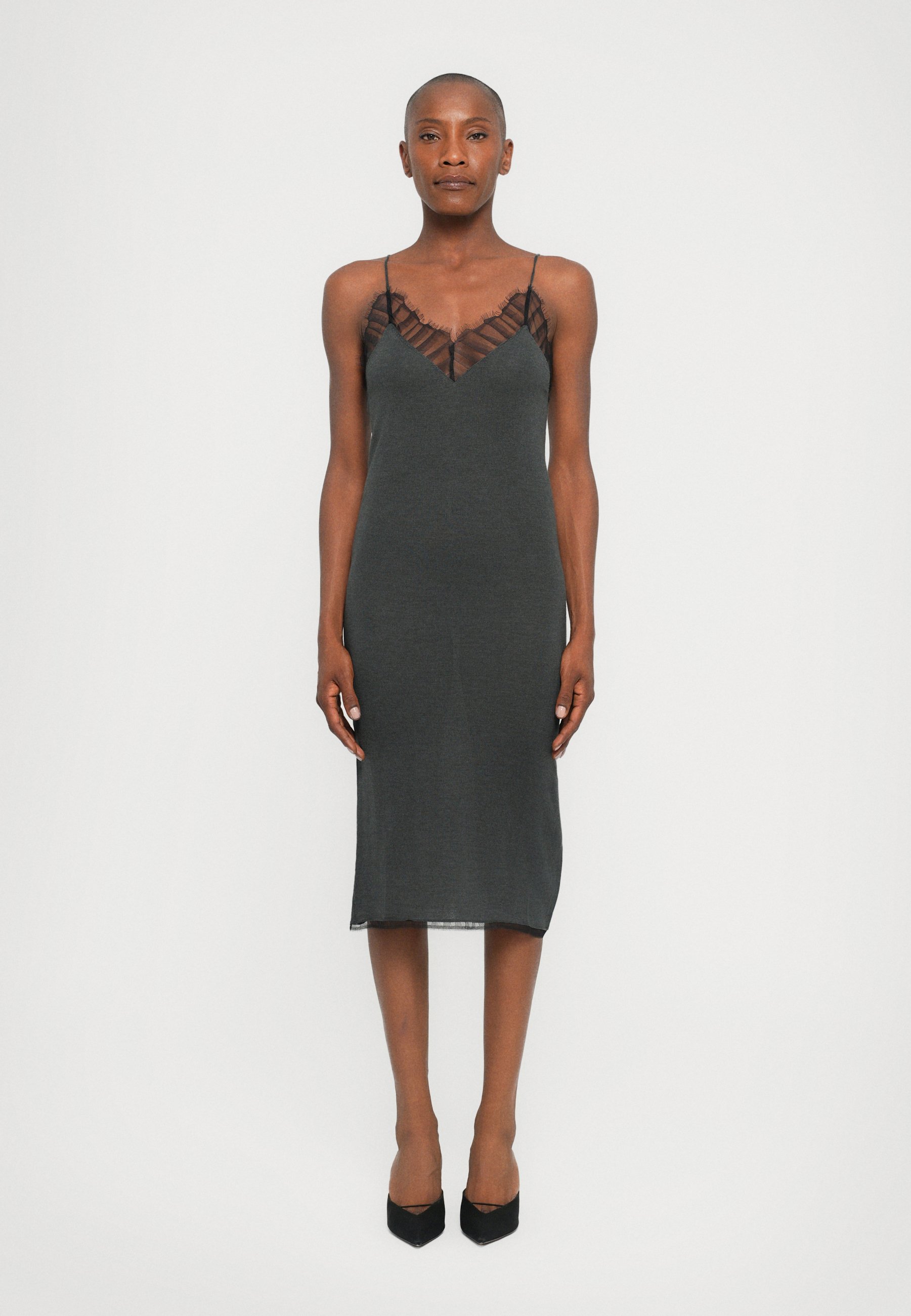 Iro MIRA - Cocktail dress / Party dress - charcoal/dark grey - Zalando