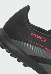 adidas Performance PREDATOR LEAGUE TURF KIDS - Rasen-Fußballschuhe - core black   grey four   lucid red