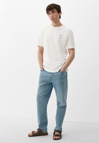 s.Oliver T-Shirt print - weiß