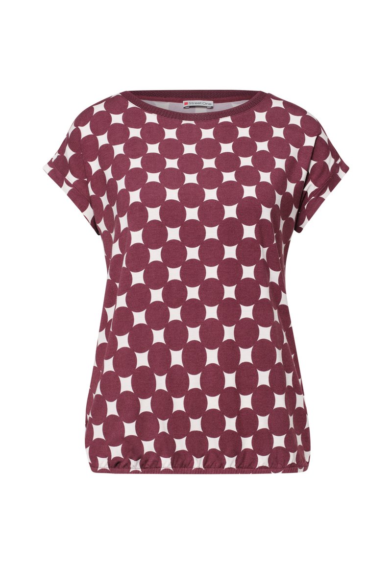 Street One SHIRT MIT U-BOOT-AUSSCHNITT UND PRINT - T-shirt print ...