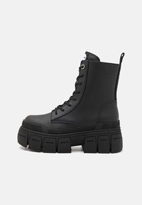 Buffalo GOSPHER LACE UP MID - Snørestøvletter - black