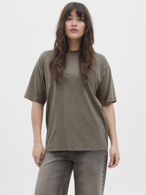 JXANDREA WASH LOOSE TEE  - T-shirt basique - brown