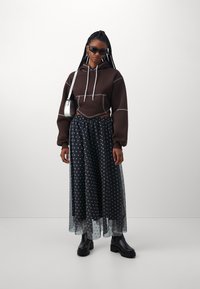 ONLY ONLPONERA DOT SKIRT - Krilo A-kroja - night sky/pumice stone