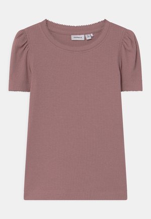 NMFKABEXI SLIM - T-shirt print - woodrose